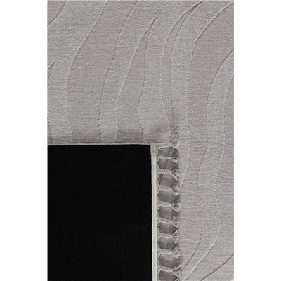 Pluie Rölyef Halı - Gri - 190x290 cm
