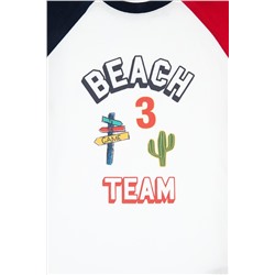 Erkek Çocuk Beyaz Tişört