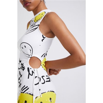 Vestido corto slim Smiley®
