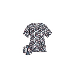 UA Puppy Love Granite Scrub Top