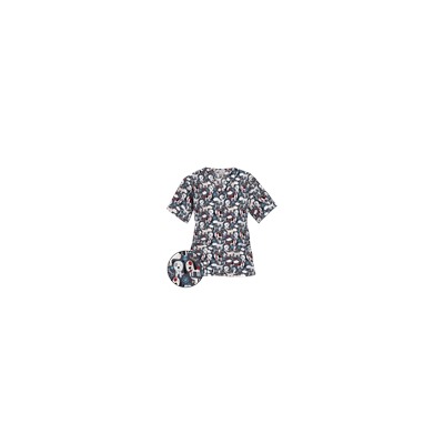 UA Puppy Love Granite Scrub Top