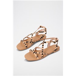 Sandalias Beige