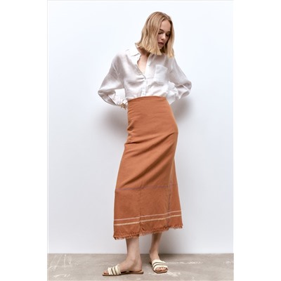 FRINGED FLAT SANDALS