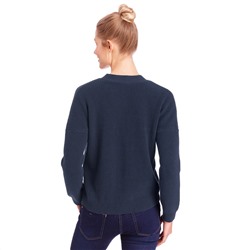 Damen Strickjacke mit großen Knöpfen