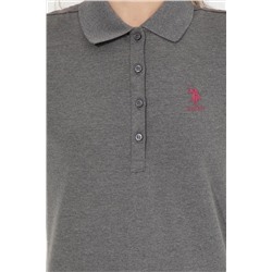 Kadın Antrasit Melanj Basic Sweatshirt