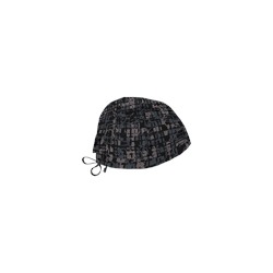 UA Abstract Plaid Black Men's Surgical Cap