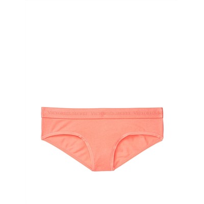 VICTORIA'S SECRET Stretch Cotton Logo Hiphugger Panty