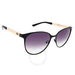 CALVIN KLEINGrey Gradient Cat Eye Ladies Sunglasses