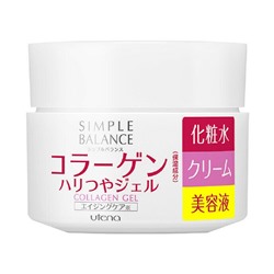 UTENA Гель для лица SIMPLE BALANCE с коллагеном и керамидами банка 100 гр