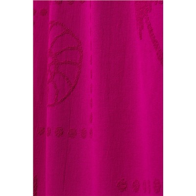 Sorle %100 Pamuk Plaj Havlusu - Fuşya - 70x150 cm