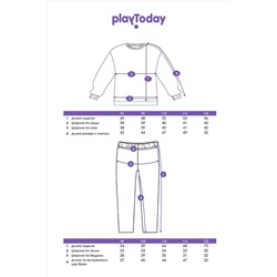 Костюм (Свитшот+Брюки) PLAYTODAY, 1103303