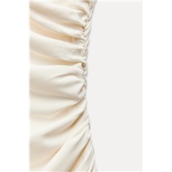 VESTIDO CORTO DRAPEADO