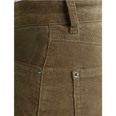 Брюки из эластичного микро-вельвета