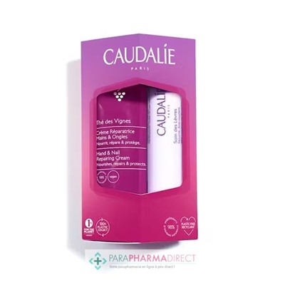 Caudalie Thé des Vignes - Coffret "Duo Crème mains + Soin Lèvres"