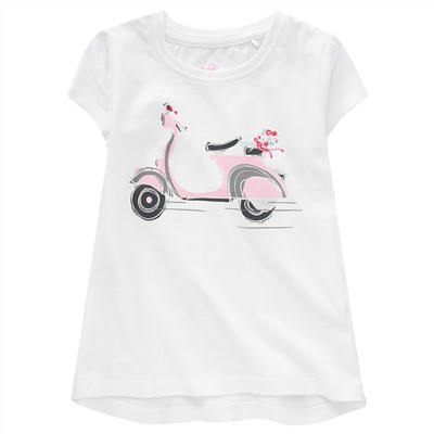 Mädchen T-Shirt mit Front-Print