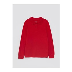 LC Waikiki, Polo Yaka Uzun Kollu Tişört (W2)