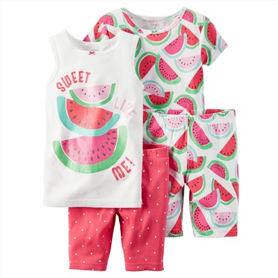 4-Piece Snug Fit Cotton PJs