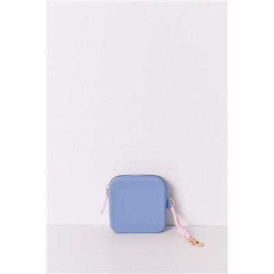 Monedero azul rosa