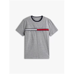Embroidered Flag Logo T-Shirt