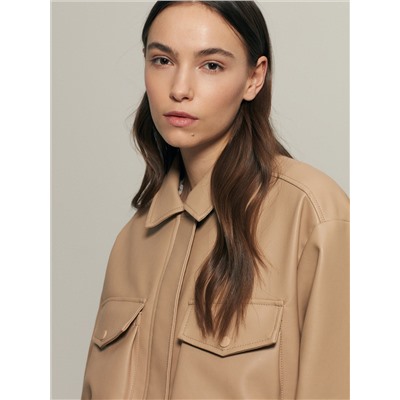 Jacke Aus Kunstleder