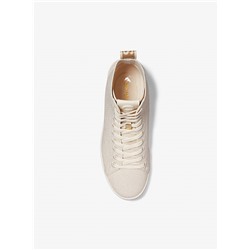 Edie Metallic Knit High-Top Sneaker