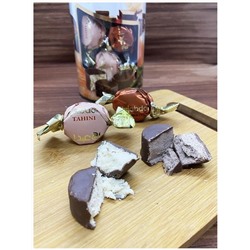 Конфеты из пишмание "Hajabdollah" со вкусом двойного шоколада и кунжута 200 гр (ПАКЕТ), шт