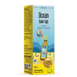 Omega-3 Fish oil 150 ml Orzax  апельсин
