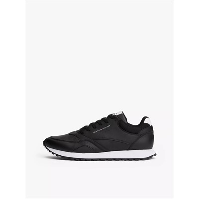 Leather-Mix Runner Sneaker