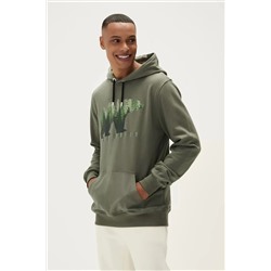 Bad Bear, Integrity Hoodie Kapsonlu Erkek Sweat - Haki