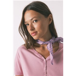 Pañuelo estilo bandana print rayas