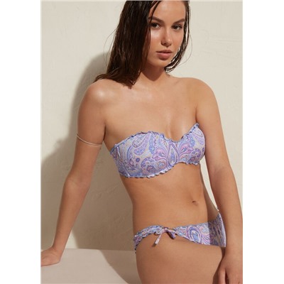 Bandeau-Bikinioberteil mit Wattierung Amalfi