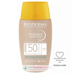 Bioderma Photoderm Nude Touch SPF50+ - Teinte Claire - Peaux Sensibles Mixtes / Grasses 40ml
