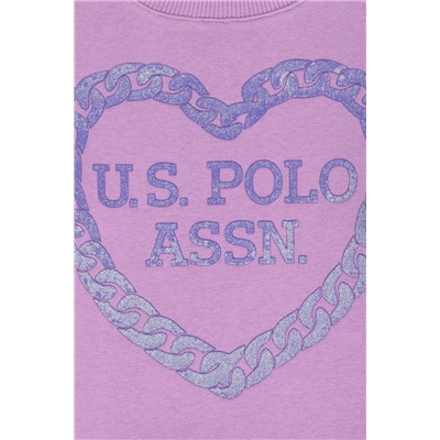 Kız Çocuk Lila Sweatshirt