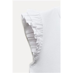 RUFFLED T-SHIRT