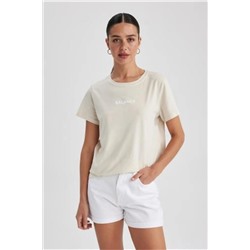 Defacto Regular Fit Bisiklet Yaka Kısa Kollu %100 Pamuk Tişört A8110AX23SM