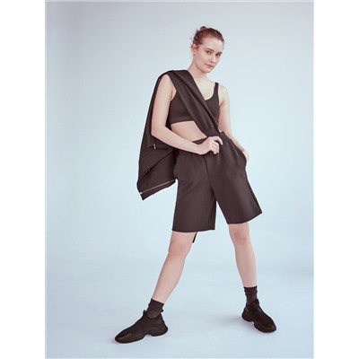 Shorts aus Sweatjersey