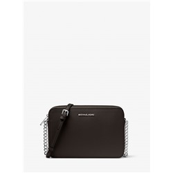 Jet Set Large Saffiano Leather Crossbody Bag