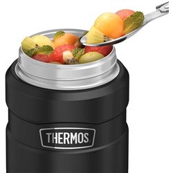 Thermos Stainless King 16 Ounce Food Jar with Folding Spoon