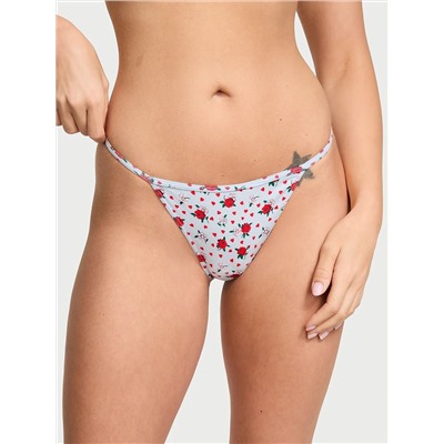 Stretch Cotton V-String Panty