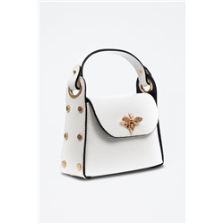 Bolso de piel Blanco - Firenze Artegiani