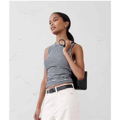Ribbed Racer Tank