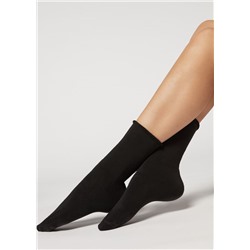 Lange Socken aus Thermo-Baumwolle