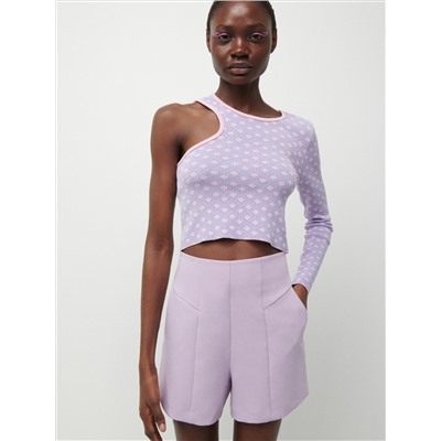 Shorts mit hoher Taille