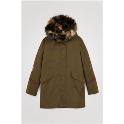Parka militar reversible