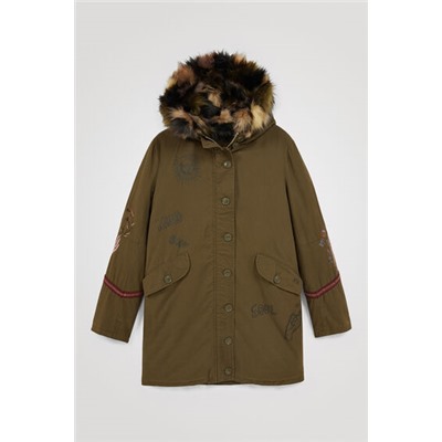 Parka militar reversible