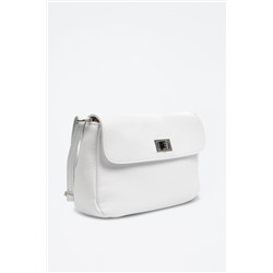 Bandolera de piel Arignano - Blanco