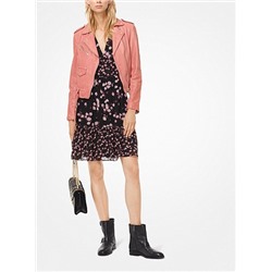 MICHAEL MICHAEL KORS Leather Moto Jacket