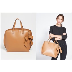 Bolso de piel Lila Camel