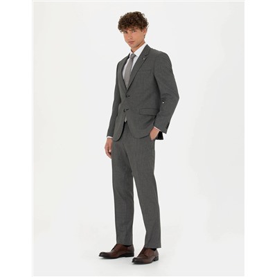 Füme Slim Fit Takım Elbise