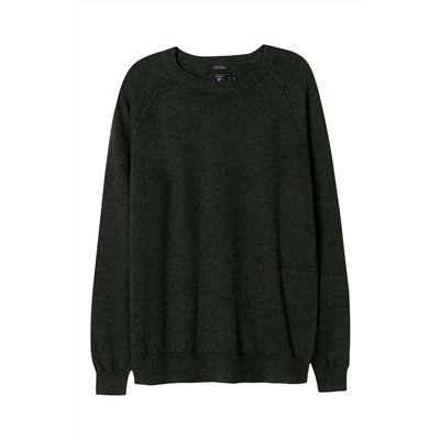 Jersey de lana y cachemir Caqui